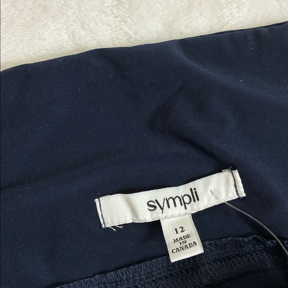 sympli Nu Yoke Leggings Navy women’s size 12 - Picture 5 of 10